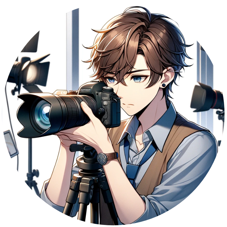 Yuto haelt eine kamera
